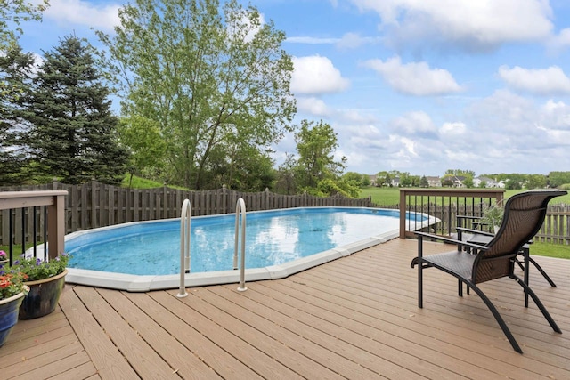 730 N Hundley St, Hoffman Estates, IL 60169 - view of swimming pool featuring a deck