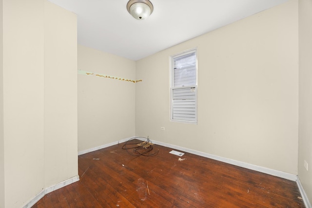 1661 Euclid Ave, Chicago Heights, IL 60411 - spare room featuring hardwood / wood-style flooring and baseboards