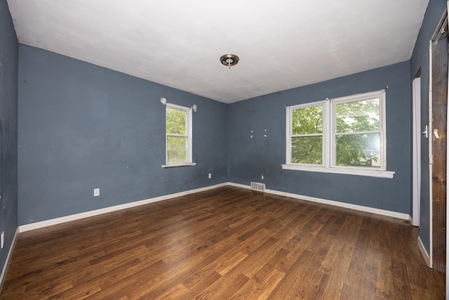 17231 Laflin Ave, East Hazel Crest, IL 60429 - spare room with dark wood-type flooring and baseboards