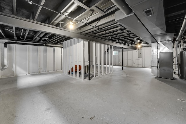4311 187th St, Country Club Hills, IL 60478 - basement featuring heating unit and electric panel
