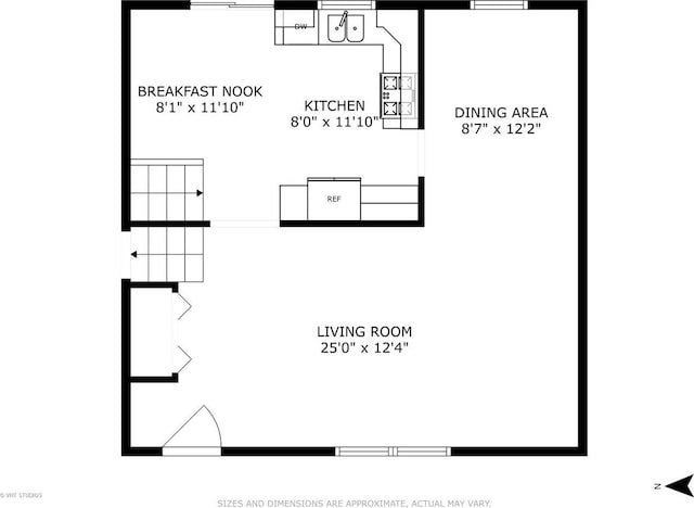 18133 Brittany Ln, Lansing, IL 60438 - view of property floor plan