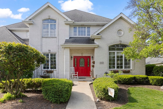 10423 Capistrano Ln, Orland Park, IL 60467 - view of front of home featuring brick siding and roof with shingles
