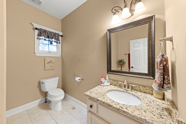 10423 Capistrano Ln, Orland Park, IL 60467 - half bathroom featuring vanity and tile patterned floors