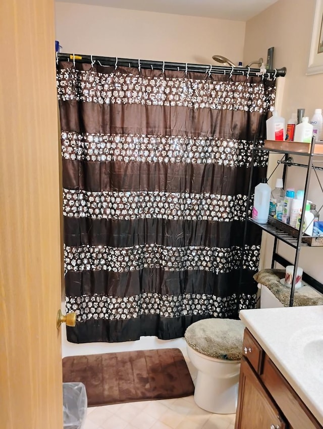 17429 W Chestnut Ln, Gurnee, IL 60031 - full bathroom featuring vanity and a shower with curtain