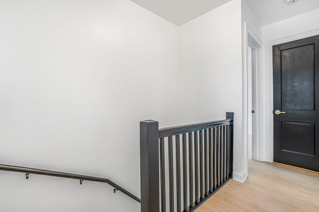 9602 S Troy Ave, Evergreen Park, IL 60805 - staircase featuring wood finished floors and baseboards