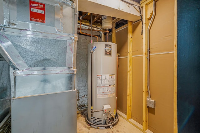 9602 S Troy Ave, Evergreen Park, IL 60805 - utilities featuring water heater and heating unit