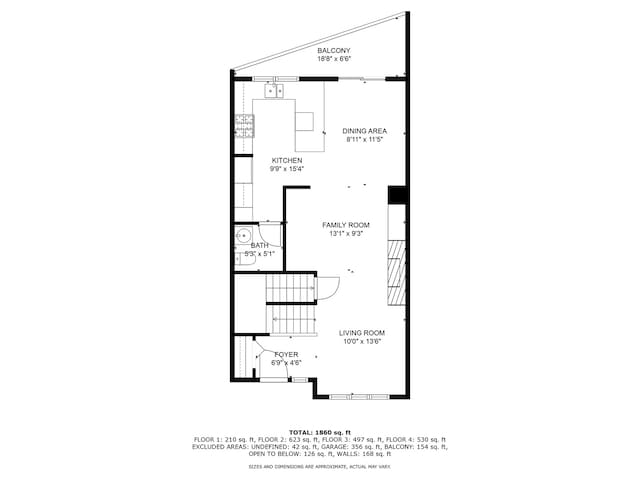 210 Des Plaines Ave Unit B, Forest Park, IL 60130 - floor plan / room layout
