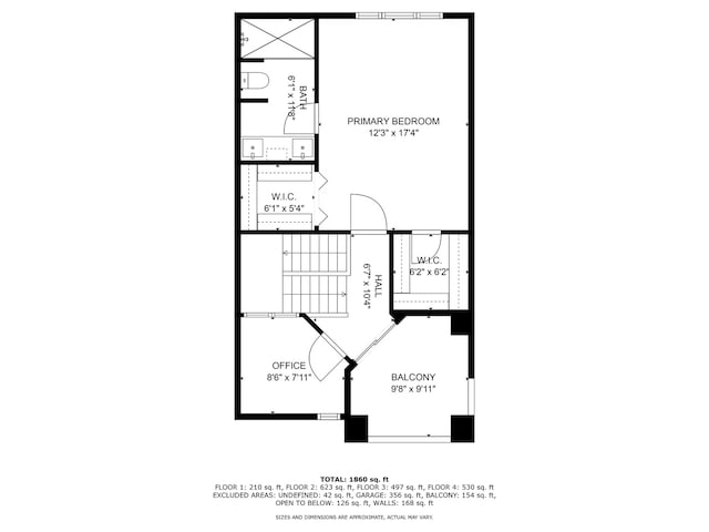 210 Des Plaines Ave Unit B, Forest Park, IL 60130 - floor plan / room layout
