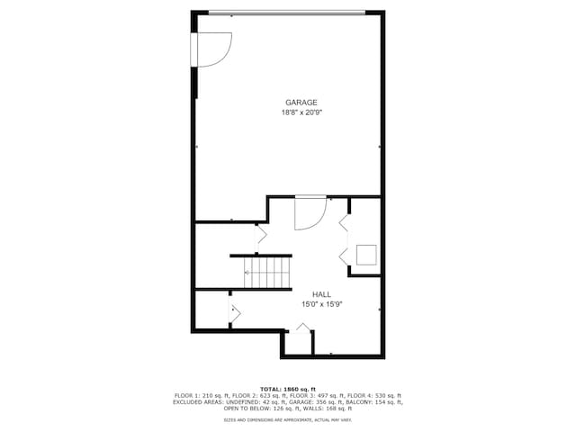 210 Des Plaines Ave Unit B, Forest Park, IL 60130 - room layout