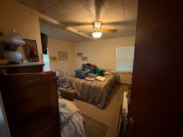 35694 N Helendale Rd, Ingleside, IL 60041 - bedroom with ornamental molding and ceiling fan