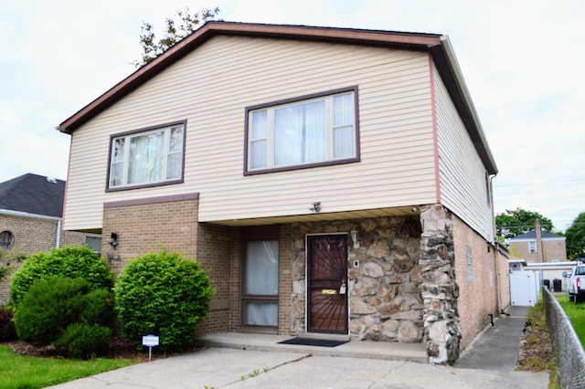 9620 S Sangamon St, Chicago, IL 60643 - view of front of property featuring stone siding and brick siding