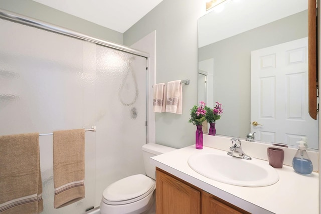 876 Dandridge Ct, Elgin, IL 60120 - full bath with a stall shower, vanity, and toilet