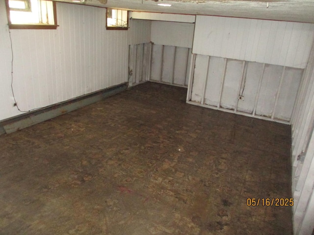 view of basement
