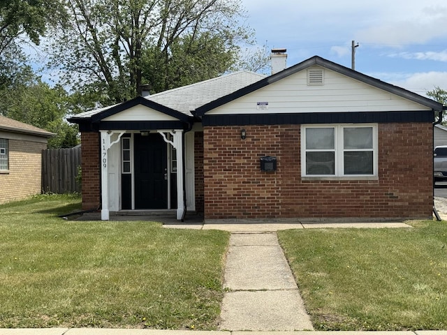 11709 S Kedzie Ave, Merrionette Park, IL 60803 - ranch-style home featuring a chimney and brick siding