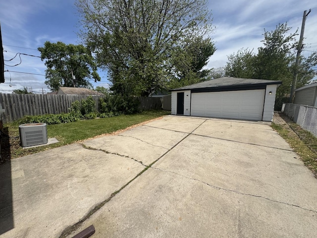 11709 S Kedzie Ave, Merrionette Park, IL 60803 - detached garage with cooling unit