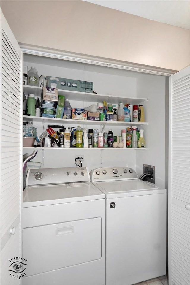 409 Manor Ct Unit A, New Lenox, IL 60451 - washroom featuring separate washer and dryer