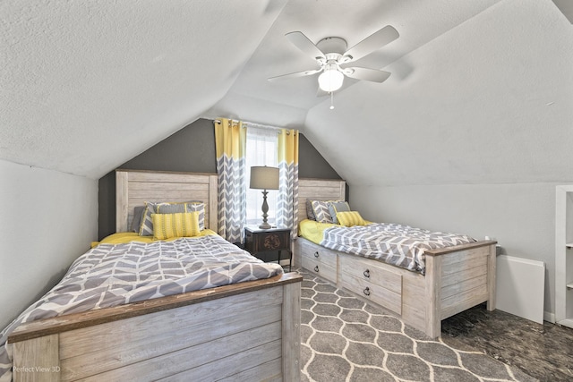 990 Magnolia Ave, Gurnee, IL 60031 - bedroom with ceiling fan and vaulted ceiling