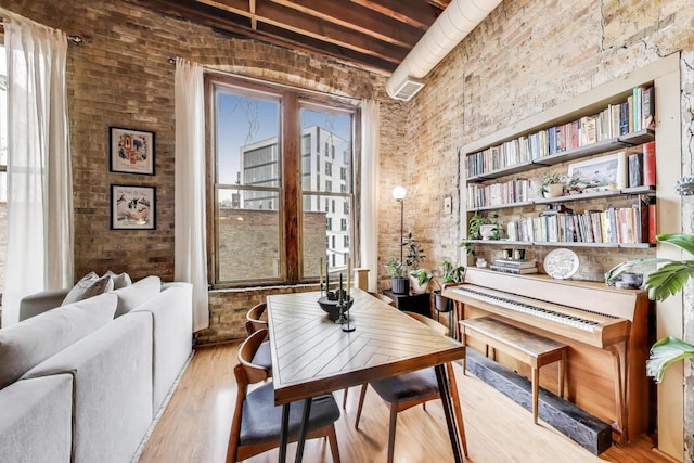 525 N Halsted St Unit 409, Chicago, IL 60642 - living area featuring light wood-type flooring