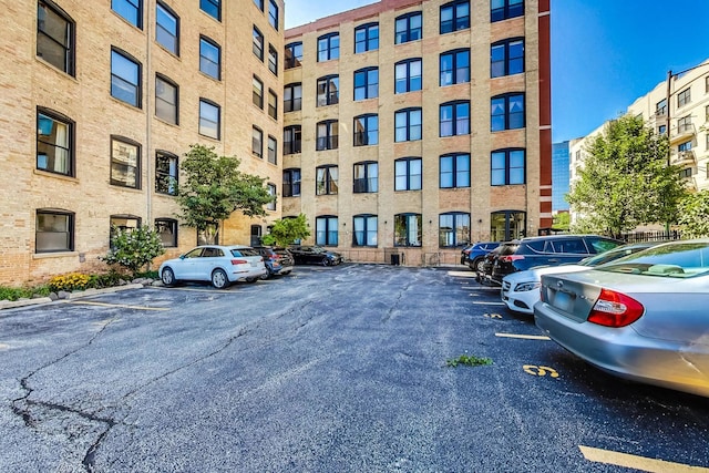 525 N Halsted St Unit 409, Chicago, IL 60642 - view of apartment building / complex with uncovered parking