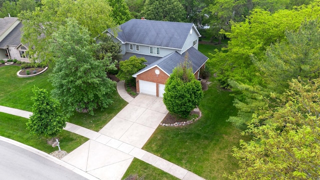 172 Hamilton Ave, Frankfort, IL 60423 - aerial view of property and surrounding area