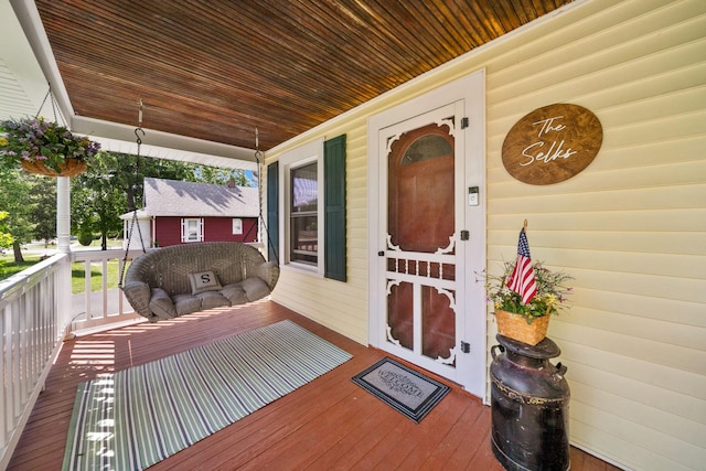 view of porch