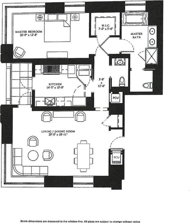 118 E Erie St Unit 21D, Chicago, IL 60611 - home floor plan