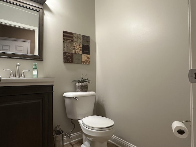 445 Spring Park Loop, Bourbonnais, IL 60914 - bathroom featuring baseboards, toilet, and vanity