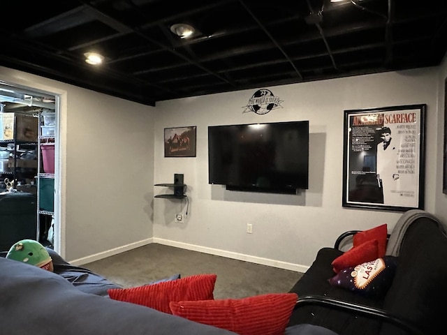 445 Spring Park Loop, Bourbonnais, IL 60914 - carpeted home theater featuring baseboards