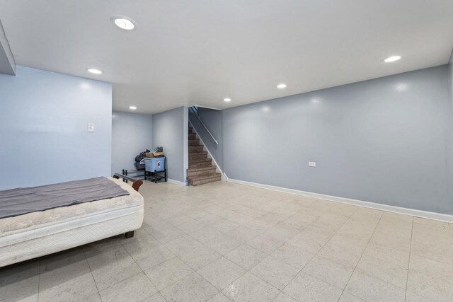 7843 S Yates Blvd, Chicago, IL 60649 - bedroom with recessed lighting and baseboards