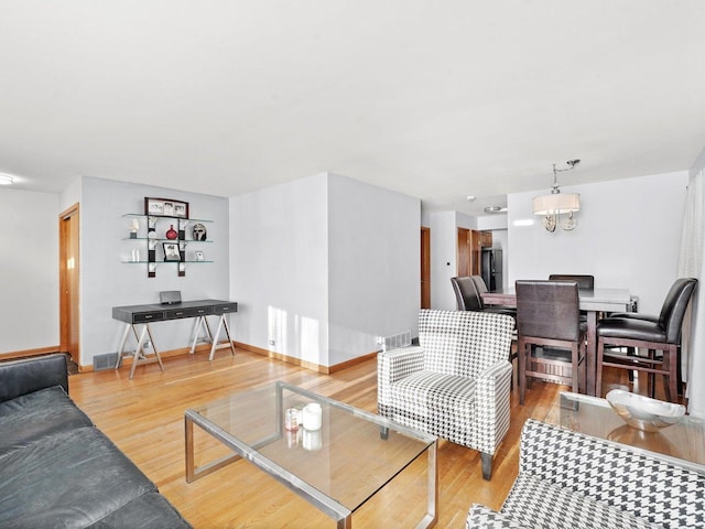 3405 N Osage Ave, Chicago, IL 60634 - living area with wood finished floors and baseboards