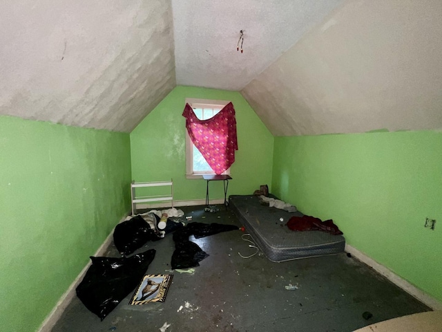 103 W 2nd St, Broadlands, IL 61816 - additional living space with baseboards and vaulted ceiling