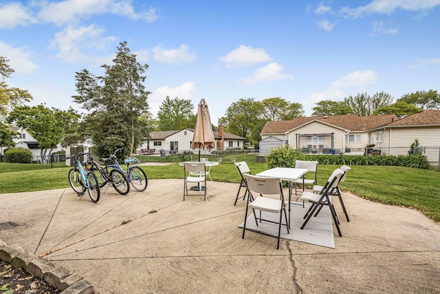 1810 Portsmouth Ln, Schaumburg, IL 60194 - view of patio with outdoor dining space