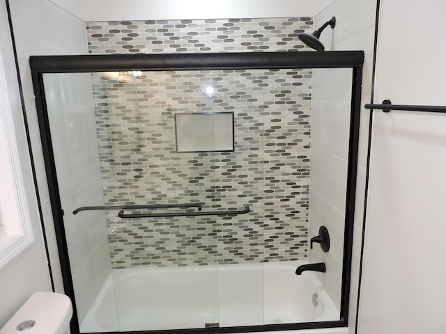 2030 University Dr, Naperville, IL 60565 - bathroom featuring bath / shower combo with glass door