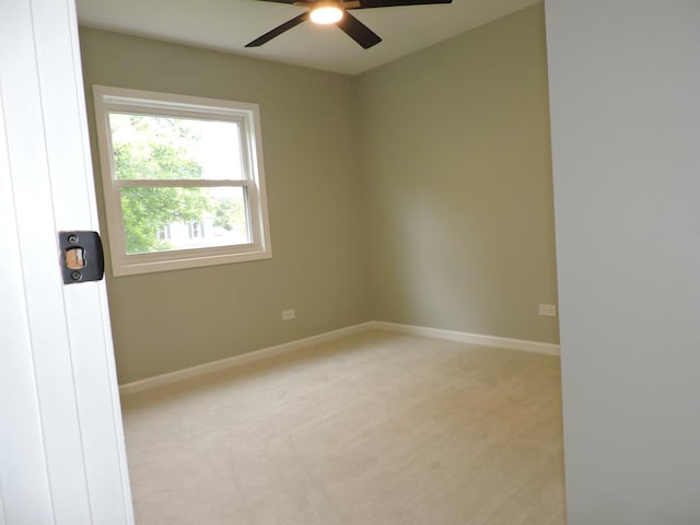 2030 University Dr, Naperville, IL 60565 - unfurnished room featuring ceiling fan, light carpet, and baseboards