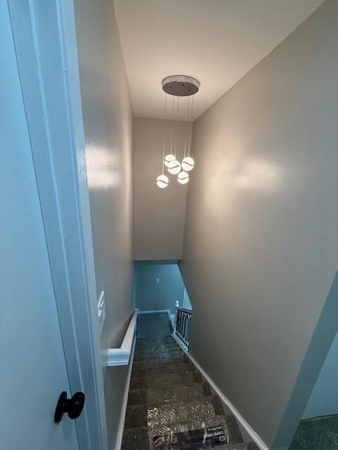 2030 University Dr, Naperville, IL 60565 - stairway with baseboards