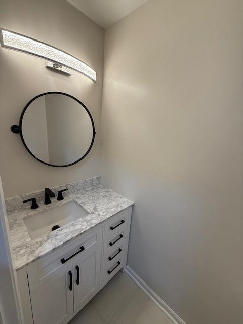 2030 University Dr, Naperville, IL 60565 - bathroom featuring vanity and baseboards
