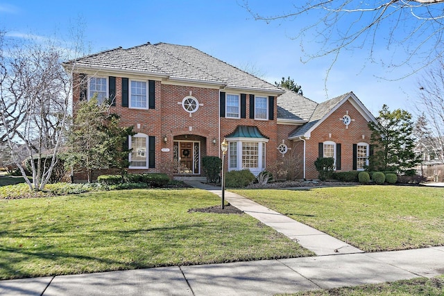 2716 Royal Kings Ct, Saint Charles, IL 60174 - view of front of property featuring brick siding and a front lawn