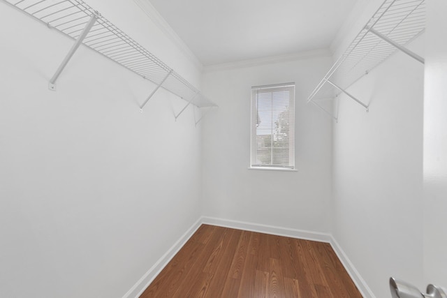 2911 Boone Ct, Joliet, IL 60435 - spacious closet featuring dark wood finished floors