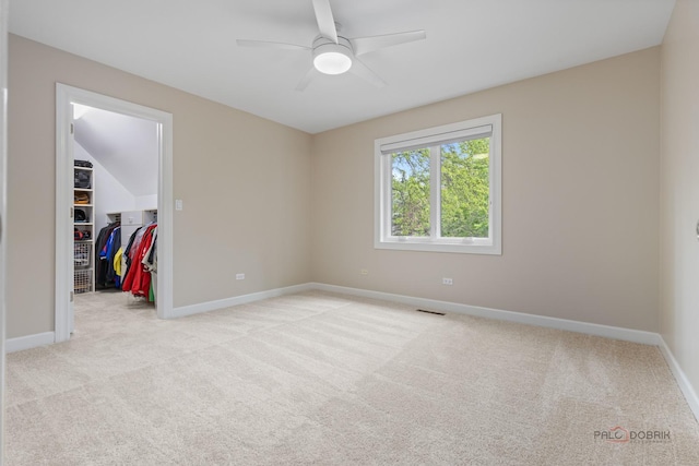 5272 Pineham Ct, Long Grove, IL 60047 - unfurnished room featuring light colored carpet, ceiling fan, and baseboards