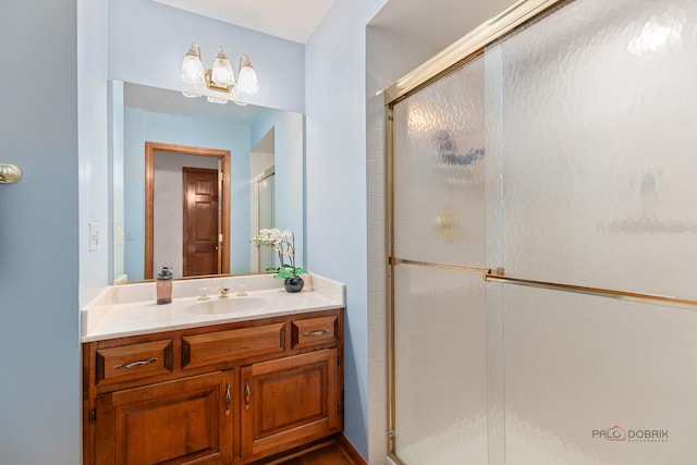 2872 Whispering Oaks Ct, Buffalo Grove, IL 60089 - full bath featuring vanity and a shower stall