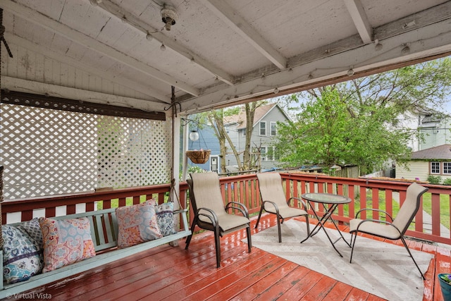 217 Circle Ave, Forest Park, IL 60130 - view of deck