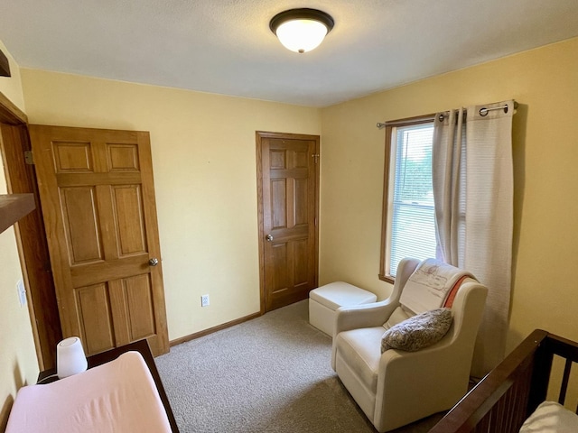 6760 N Summit Dr, Byron, IL 61010 - sitting room featuring carpet flooring and baseboards