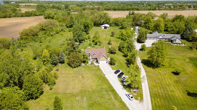 8340 W Monee Manhattan Rd, Monee, IL 60449 - drone / aerial view