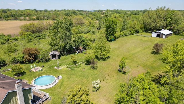 8340 W Monee Manhattan Rd, Monee, IL 60449 - drone / aerial view