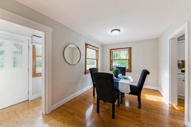 37756 N Cedar Lake Rd, Lake Villa, IL 60046 - dining space with wood finished floors