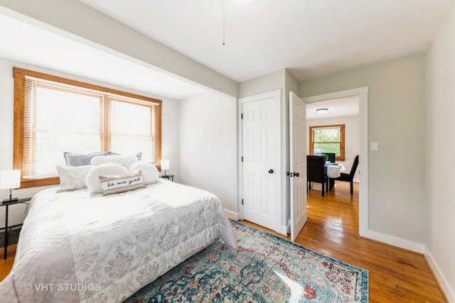 37756 N Cedar Lake Rd, Lake Villa, IL 60046 - bedroom featuring wood finished floors and baseboards