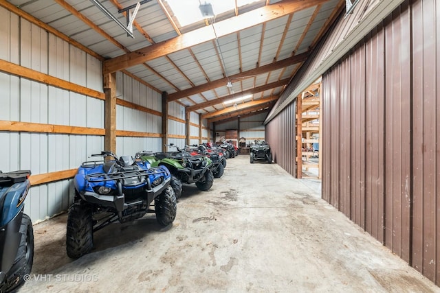 37756 N Cedar Lake Rd, Lake Villa, IL 60046 - garage with metal wall