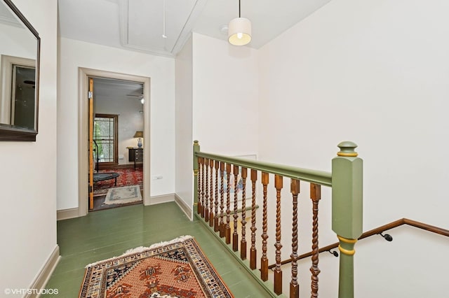 5207 Barnard Mill Rd, Ringwood, IL 60072 - hallway with attic access and an upstairs landing