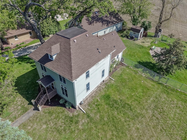 5207 Barnard Mill Rd, Ringwood, IL 60072 - view from above of property