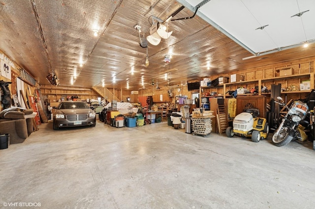 5207 Barnard Mill Rd, Ringwood, IL 60072 - garage featuring a workshop area